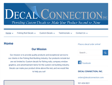 Tablet Screenshot of decalconnection.com
